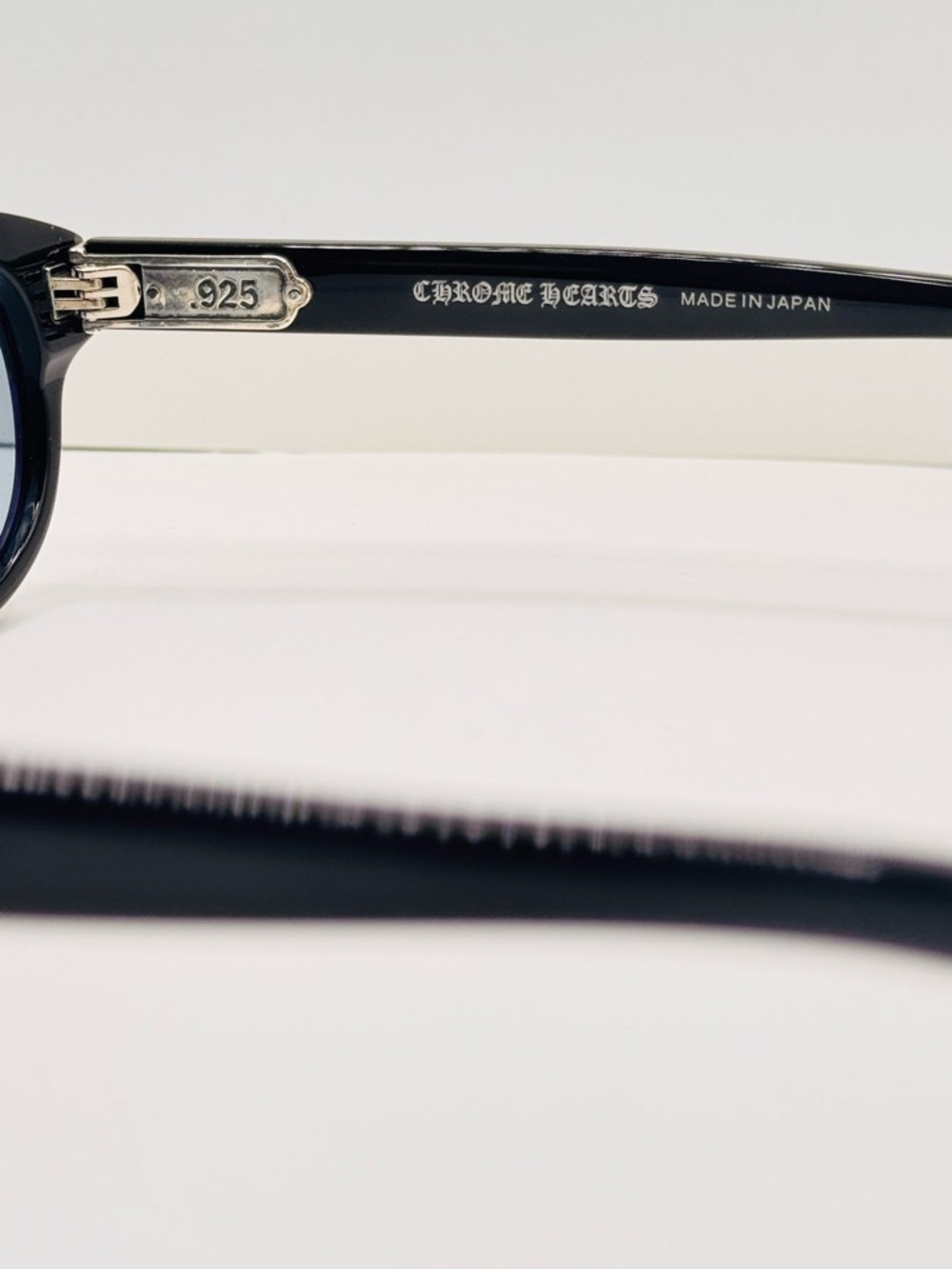Chrome Hearts Little Dinger Havana Glasses 925 Silver 54-18-152 Japan - Picture 4 of 9